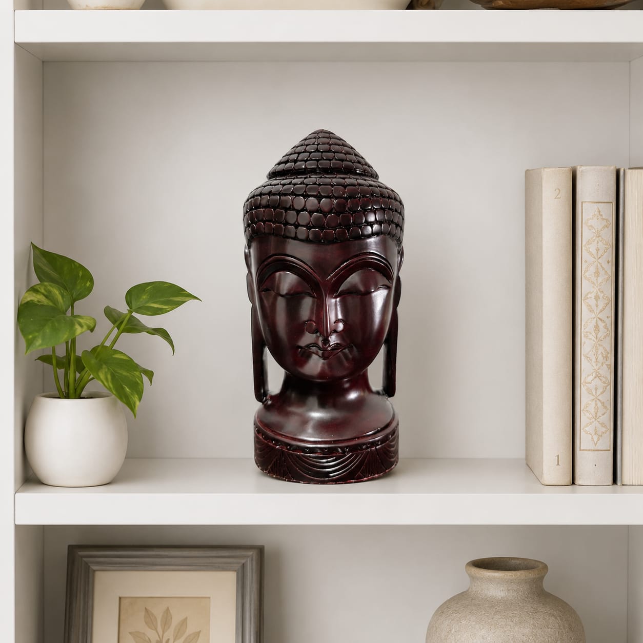 White Teak Buddha