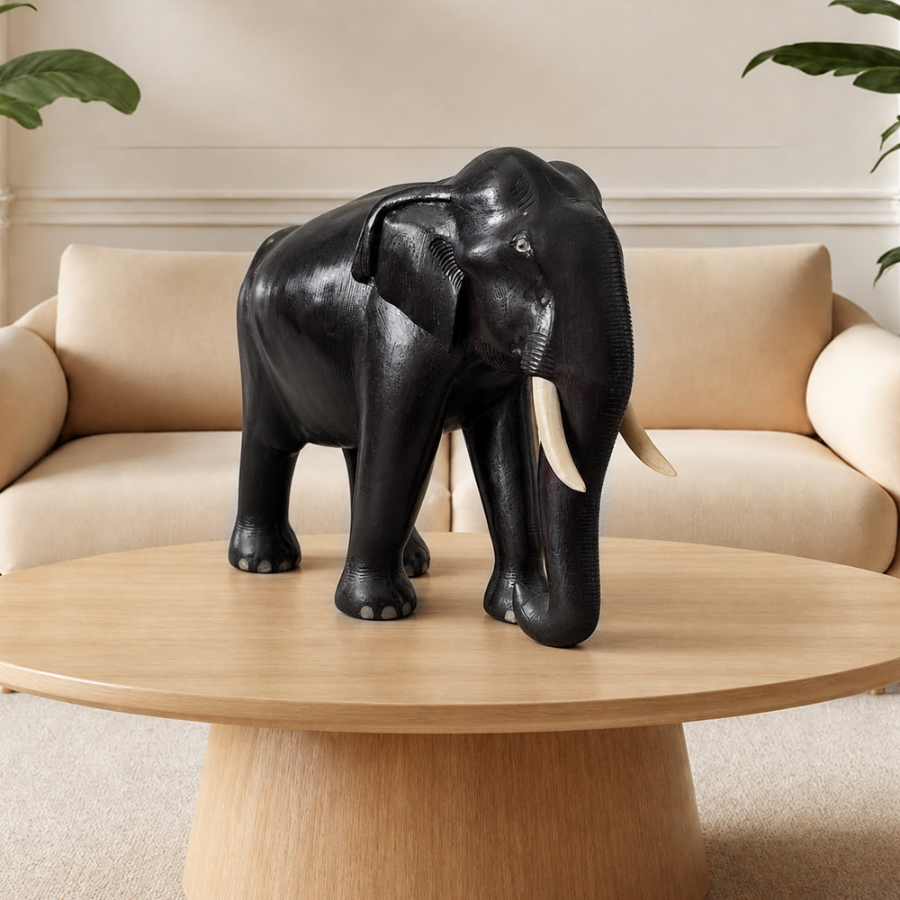 Elephant Black - Mahogany Wood