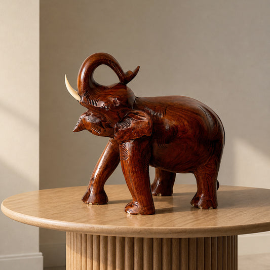 Saluting Elephant (Rosewood)