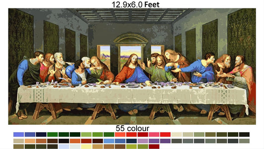 Hand crafted NW wool Tapestry - The Last Supper