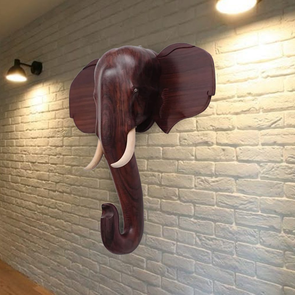 Handcrafted Elephant Head