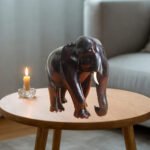 Elephant Brown - Mahogany Wood