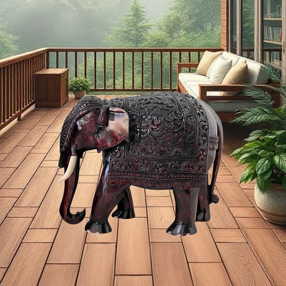 mahagony elephant 1 wood elephant