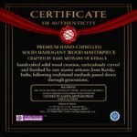 Carved Elephant Head - Mahogany Wood - Image 2